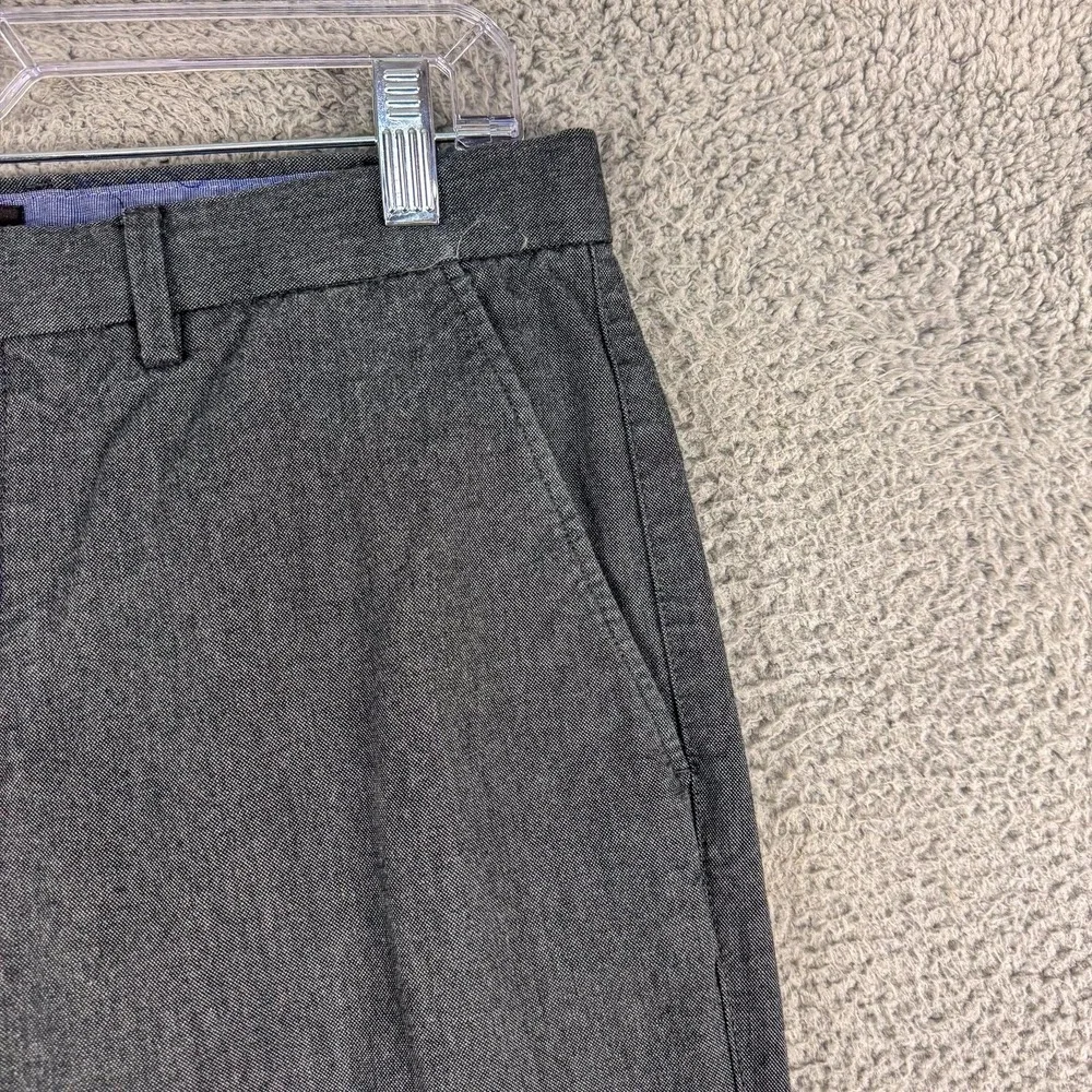 Banana Republic Kentfield Pants Mens 33 Gray‎ Chino Casual Flat Front 33x32